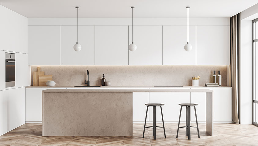 Minimalist kitchen renovation